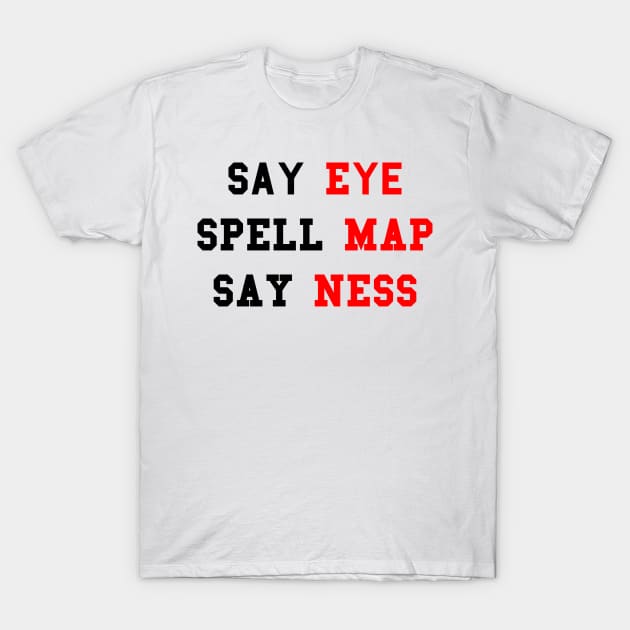 Eye Map Ness T-Shirt by Bethany-Bailey